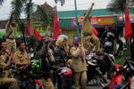 Parade Nusantara Blokir Jalan Solo-Semarang-Jogja
