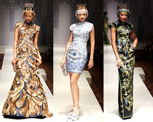 Cheongsam Mewah dalam Koleksi Terbaru Sebastian Gunawan