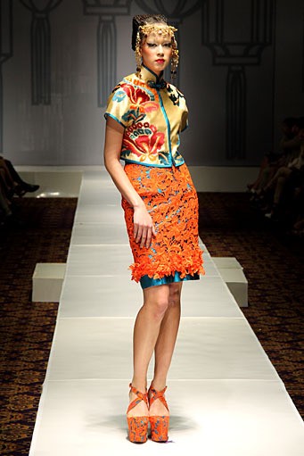 Sebastian Gunawan Shanghai Swing at Grand Ballroom Hotel Mulia. Senayan. Jakarta. 11/01/2012. [Foto: Mohammad Abduh/Wolipop]