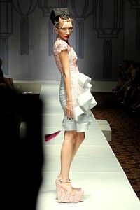 Sebastian Gunawan Shanghai Swing at Grand Ballroom Hotel Mulia. Senayan. Jakarta. 11/01/2012. [Foto: Mohammad Abduh/Wolipop]