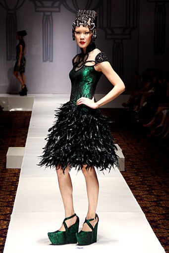 Sebastian Gunawan Shanghai Swing at Grand Ballroom Hotel Mulia. Senayan. Jakarta. 11/01/2012. [Foto: Mohammad Abduh/Wolipop]