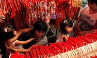 akaian khas China lebih diminati para pengunjung.