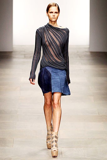 Todd Lynn, Spring/Summer 2012. London Fashion Week 2012. [Photo by Ian Gavan/Getty Images]