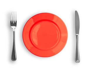 Ingin Langsing? Makanlah dari Piring Warna Merah