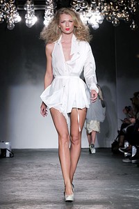 Jena Theo, Spring/Summer 2012. London Fashion Week 2012. [Photo by Tim Whitby/Getty Images]