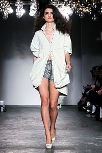 Jena Theo, Spring/Summer 2012. London Fashion Week 2012. [Photo by Tim Whitby/Getty Images]