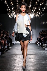 Jena Theo, Spring/Summer 2012. London Fashion Week 2012. [Photo by Tim Whitby/Getty Images]