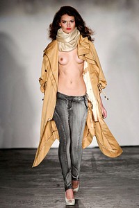 Jena Theo, Spring/Summer 2012. London Fashion Week 2012. [Photo by Tim Whitby/Getty Images]