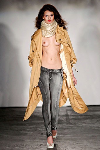 Jena Theo, Spring/Summer 2012. London Fashion Week 2012. [Photo by Tim Whitby/Getty Images]