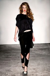 Jena Theo, Spring/Summer 2012. London Fashion Week 2012. [Photo by Tim Whitby/Getty Images]