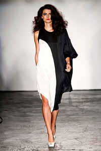 Jena Theo, Spring/Summer 2012. London Fashion Week 2012. [Photo by Tim Whitby/Getty Images]