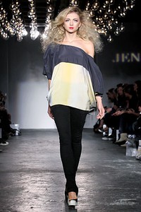 Jena Theo, Spring/Summer 2012. London Fashion Week 2012. [Photo by Tim Whitby/Getty Images]