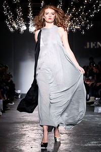 Jena Theo, Spring/Summer 2012. London Fashion Week 2012. [Photo by Tim Whitby/Getty Images]