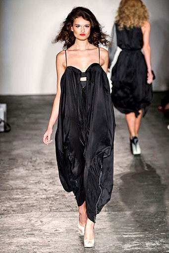 Jena Theo, Spring/Summer 2012. London Fashion Week 2012. [Photo by Tim Whitby/Getty Images]