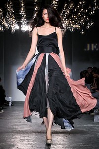 Jena Theo, Spring/Summer 2012. London Fashion Week 2012. [Photo by Tim Whitby/Getty Images]