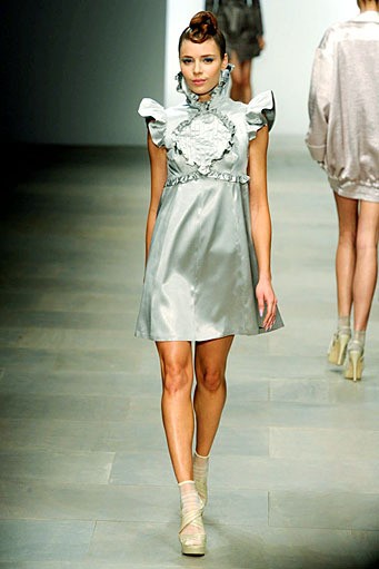 Paul Costelloe, Spring/Summer 2012. London Fashion Week 2012. [Photo by Gareth CattermoleGetty Images]