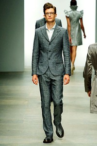 Paul Costelloe, Spring/Summer 2012. London Fashion Week 2012. [Photo by Gareth CattermoleGetty Images]