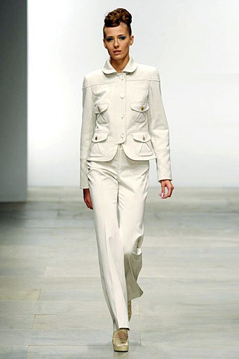 Paul Costelloe, Spring/Summer 2012. London Fashion Week 2012. [Photo by Gareth CattermoleGetty Images]