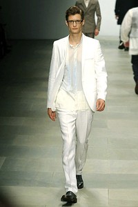 Paul Costelloe, Spring/Summer 2012. London Fashion Week 2012. [Photo by Gareth CattermoleGetty Images]