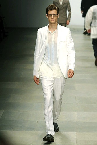 Paul Costelloe, Spring/Summer 2012. London Fashion Week 2012. [Photo by Gareth CattermoleGetty Images]