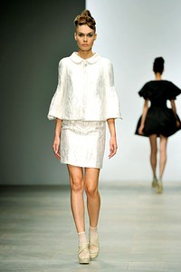 Paul Costelloe, Spring/Summer 2012. London Fashion Week 2012. [Photo by Gareth CattermoleGetty Images]