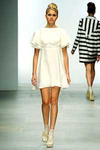 Paul Costelloe, Spring/Summer 2012. London Fashion Week 2012. [Photo by Gareth CattermoleGetty Images]