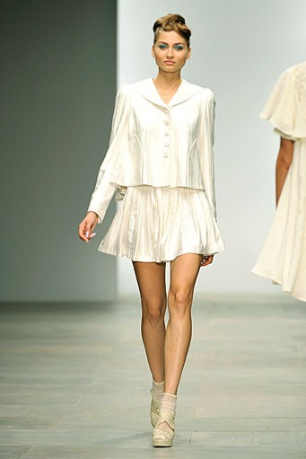 Paul Costelloe, Spring/Summer 2012. London Fashion Week 2012. [Photo by Gareth CattermoleGetty Images]