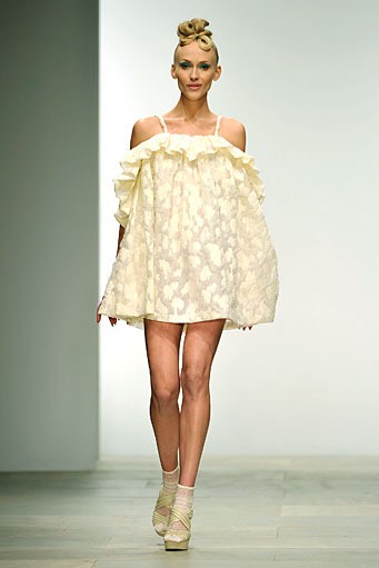 Paul Costelloe, Spring/Summer 2012. London Fashion Week 2012. [Photo by Gareth CattermoleGetty Images]