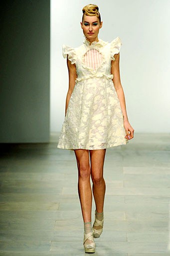 Paul Costelloe, Spring/Summer 2012. London Fashion Week 2012. [Photo by Gareth CattermoleGetty Images]