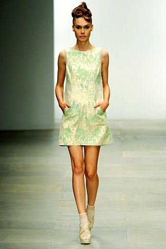 Paul Costelloe, Spring/Summer 2012. London Fashion Week 2012. [Photo by Gareth CattermoleGetty Images]