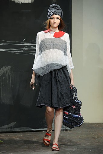 Daniela Gregis, Spring/Summer 2012. Milan Fashion Week 2012. [Photo by Tullio M. Puglia/Getty Images]