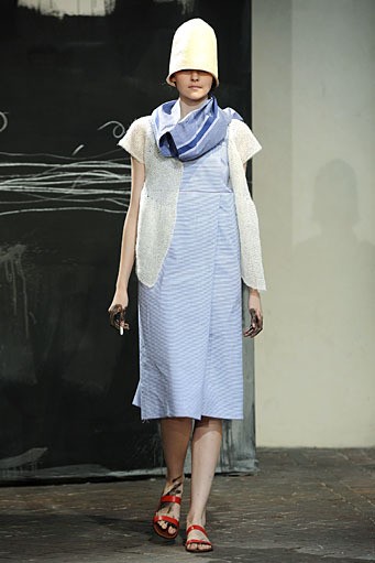 Daniela Gregis, Spring/Summer 2012. Milan Fashion Week 2012. [Photo by Tullio M. Puglia/Getty Images]