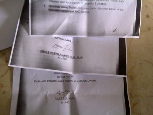 Pius & Refrizal Pimpin Pengesahan Usul Ruang Banggar Rp 20 M