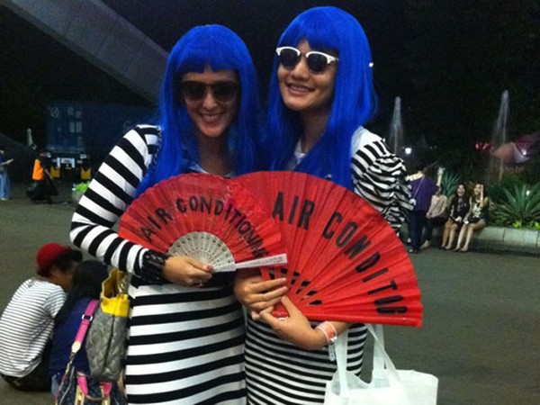 Bergaya di Konser Katy Perry