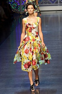 Dolce & Gabbana, Spring/Summer 2012. Milan Fashion Week 2012. [Photo by Vittorio Zunino Celotto/Getty Images]