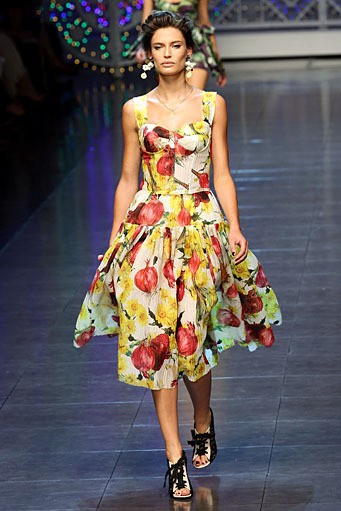 Dolce & Gabbana, Spring/Summer 2012. Milan Fashion Week 2012. [Photo by Vittorio Zunino Celotto/Getty Images]