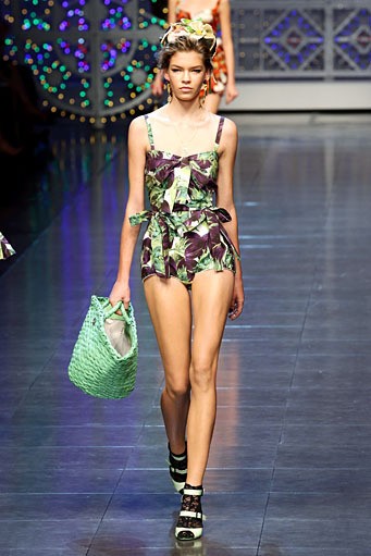 Dolce & Gabbana, Spring/Summer 2012. Milan Fashion Week 2012. [Photo by Vittorio Zunino Celotto/Getty Images]