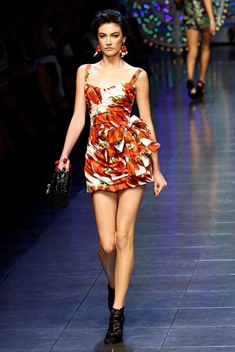 Dolce & Gabbana, Spring/Summer 2012. Milan Fashion Week 2012. [Photo by Vittorio Zunino Celotto/Getty Images]