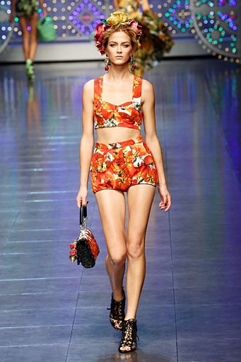 Dolce & Gabbana, Spring/Summer 2012. Milan Fashion Week 2012. [Photo by Vittorio Zunino Celotto/Getty Images]