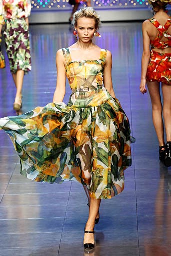 Dolce & Gabbana, Spring/Summer 2012. Milan Fashion Week 2012. [Photo by Vittorio Zunino Celotto/Getty Images]