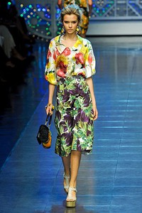 Dolce & Gabbana, Spring/Summer 2012. Milan Fashion Week 2012. [Photo by Vittorio Zunino Celotto/Getty Images]
