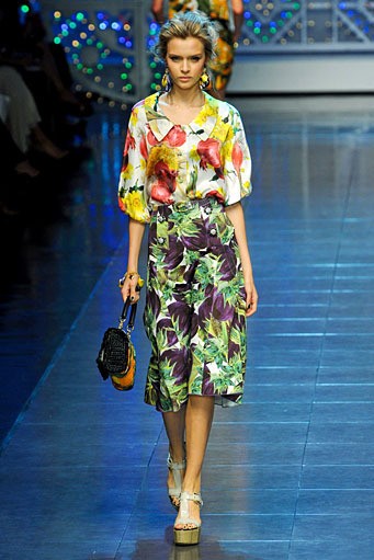 Dolce & Gabbana, Spring/Summer 2012. Milan Fashion Week 2012. [Photo by Vittorio Zunino Celotto/Getty Images]