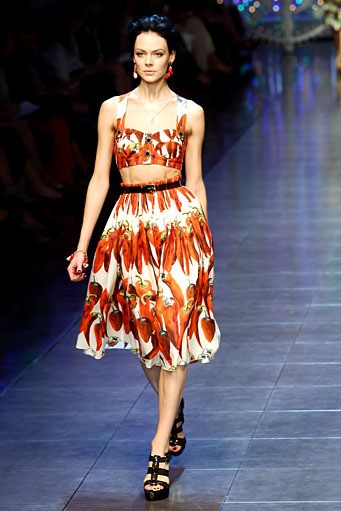 Dolce & Gabbana, Spring/Summer 2012. Milan Fashion Week 2012. [Photo by Vittorio Zunino Celotto/Getty Images]