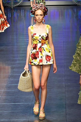 Dolce & Gabbana, Spring/Summer 2012. Milan Fashion Week 2012. [Photo by Vittorio Zunino Celotto/Getty Images]