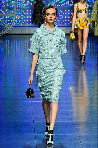 Dolce & Gabbana, Spring/Summer 2012. Milan Fashion Week 2012. [Photo by Vittorio Zunino Celotto/Getty Images]