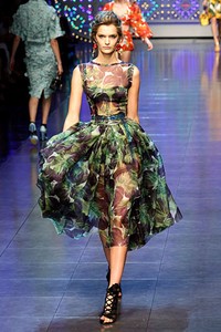 Dolce & Gabbana, Spring/Summer 2012. Milan Fashion Week 2012. [Photo by Vittorio Zunino Celotto/Getty Images]