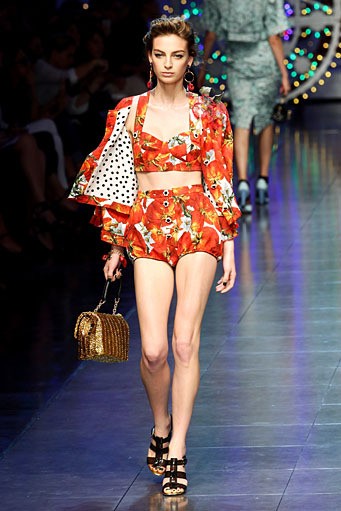 Dolce & Gabbana, Spring/Summer 2012. Milan Fashion Week 2012. [Photo by Vittorio Zunino Celotto/Getty Images]