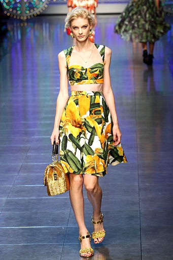 Dolce & Gabbana, Spring/Summer 2012. Milan Fashion Week 2012. [Photo by Vittorio Zunino Celotto/Getty Images]