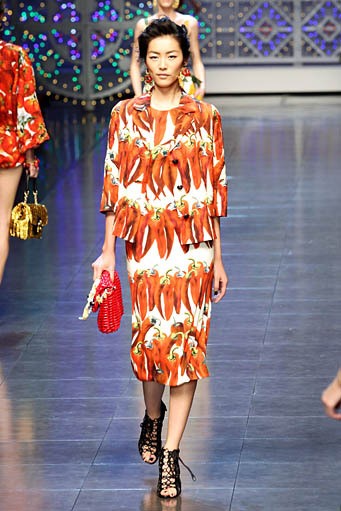 Dolce & Gabbana, Spring/Summer 2012. Milan Fashion Week 2012. [Photo by Vittorio Zunino Celotto/Getty Images]