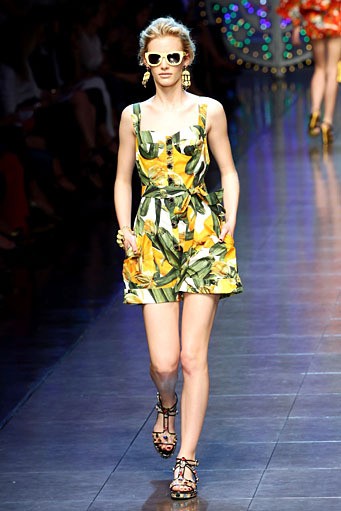 Dolce & Gabbana, Spring/Summer 2012. Milan Fashion Week 2012. [Photo by Vittorio Zunino Celotto/Getty Images]